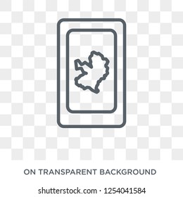 Toll road icon. Trendy flat vector Toll road icon on transparent background from Maps and Locations collection. High quality filled Toll road symbol use for web and mobile