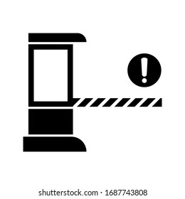 Toll road icon. Trendy Toll road logo concept on white background