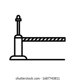 Toll road icon. Trendy Toll road logo concept on white background