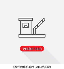 Toll Road Icon Vector Illustration Eps10