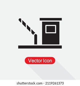 Toll Road Icon Vector Illustration Eps10