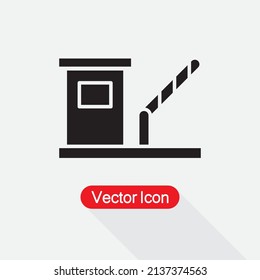 Toll Road Icon Vector Illustration Eps10