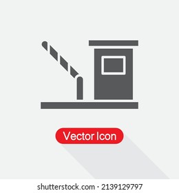 Toll Road Icon Vector Illustration Eps10