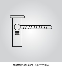 Toll road vector