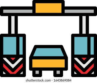 Toll - Transportation icon set. High quality filled outline vector illustration for website and mobile application.