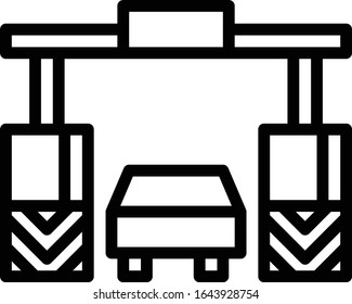 Toll - Transportation icon set. High quality outline vector illustration for website and mobile application.