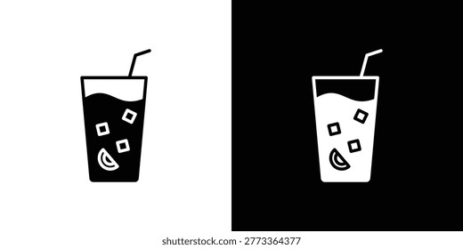 Tom Collins icon black clipart pack.