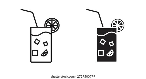 Tom Collins icon isolated vector Illustration. Vector pictogram for web and app