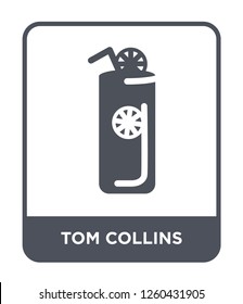 tom collins icon vector on white background., tom collins simple element illustration