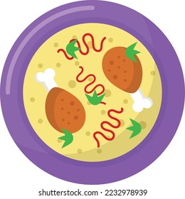 Tom kha gai Concept, hai coconut soup vector color icon design, Asian Cuisines symbol, Most Popular Dishes Sign, Street Foods stock illustration 