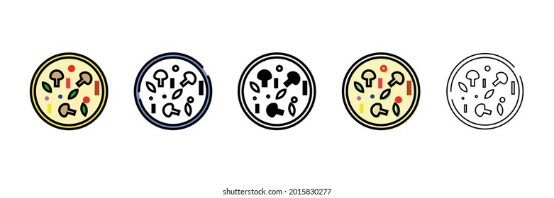 tom kha gai vector type icon 