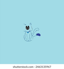 Tom is a male cat. it is a sly and cunning cat that constantly chases after jerry. tom cat vector