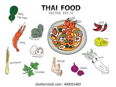 Tom Yam  Thai food 