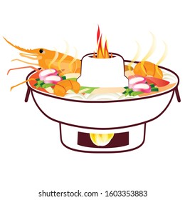 Tom Yum Hot Pot, Tom Yum Kung, Hot Pot, Hot Pot