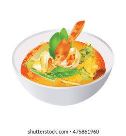 Tom Yum Kong thai food