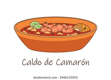 Tom Yum Kung - Caldo de Camaron - shrimp soup with lime