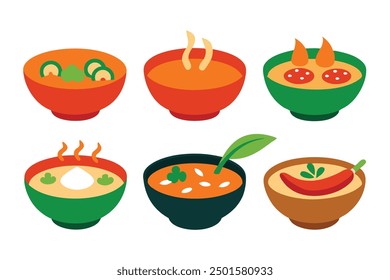 Tom Yum Soup Color Art Showcasing the Beauty of Spicy Soup