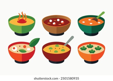 Tom Yum Soup Color Art Featuring Savory Tom Yum with Shrimp