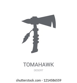 Tomahawk icon. Trendy Tomahawk logo concept on white background from Desert collection. Suitable for use on web apps, mobile apps and print media.