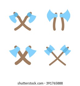 Tomahawk vector icon. American Tomahawk vector logo. Tomahawk sign set. Traditional Tomahawk. Indian Tomahawk. Axe vector icon