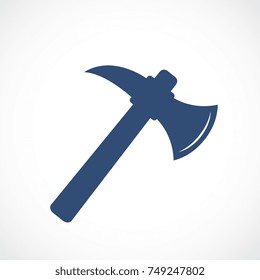 Tomahawk vector icon illustration isolated on white background