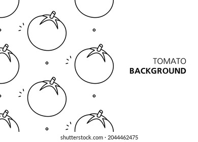 Tomato background. Icon design. Template elements. isolated on white background