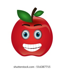 tomato character isolated icon