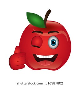 tomato character isolated icon