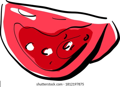 Material de ilustración de tomate de tomate y cerezo