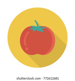 tomato circle flat 