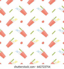 Tomato cocktail with celery.
