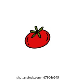 tomato doodle icon