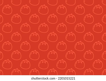 Patrón de doodle de tomate. fondo de pantalla. símbolo de tomate. para abrir el Navegador. de fondo.