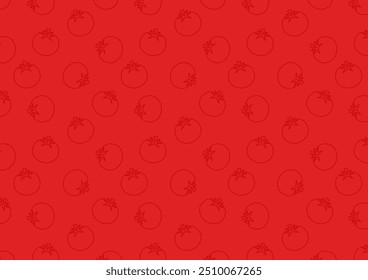 Padrão de rabiscar de tomate. papel de parede. símbolo de tomate. sinal. fundo.