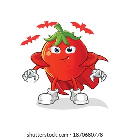 Tomate Dracula Illustration. Zeichenvektor
