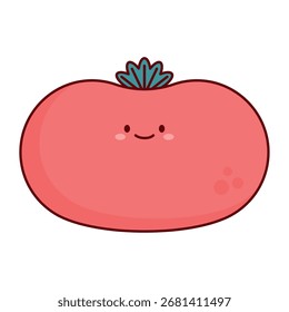 Ícone Plano De Tomate Com Bifurcação