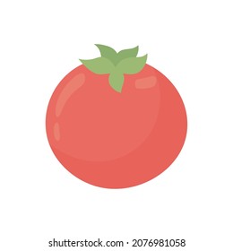 tomato fresh icon flat isolated
