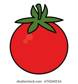 tomato fresh isolated icon