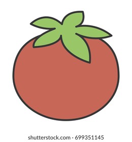 tomato fresh isolated icon