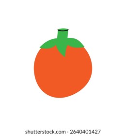 Tomato. Fresh organic vegetable. Vector illustration