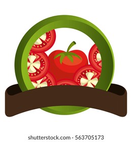 tomato fresh vegetable icon