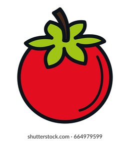 tomato fresh vegetable icon