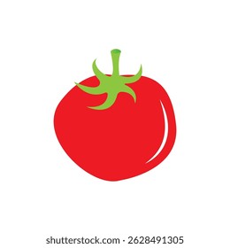 tomato fruit icon illustration logo design