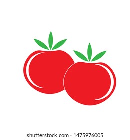 tomato fruit logo vector design