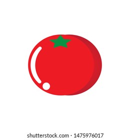 tomato fruit logo vector design