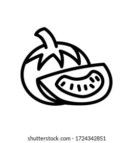 Tomato icon design best logo , vector illustration emblem isolated artword , concept food vitamin fruit retro background vegetarian cartoon , cute symbol organic
