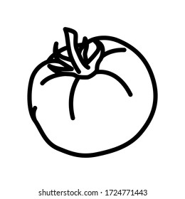 Tomato icon design best logo , vector illustration emblem isolated artword , concept food vitamin fruit retro background vegetarian cartoon , cute symbol organic
