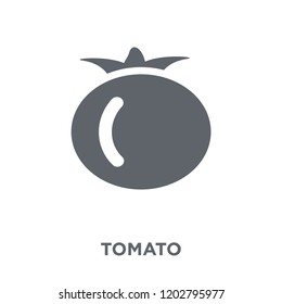 Tomato icon. Tomato design concept from Agriculture, Farming and Gardening collection. Simple element vector illustration on white background.