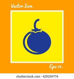 Tomato icon. Eps-10.