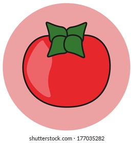 Tomato Icon Illustration